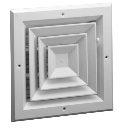 A1004 Series — Four Way, Square Ceiling Diffuser Product Image